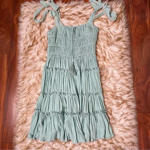 Chelsea & Violet Smocked tiered ruffle mini dress - Picture 6 of 11